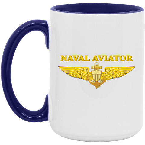 Aviator 2 Accent Mug - 15oz