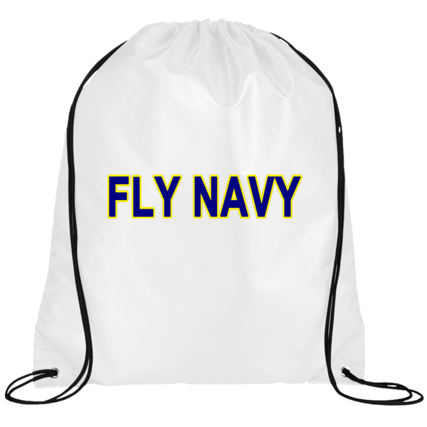 Fly Navy 2 Drawstring Cinch Backpack