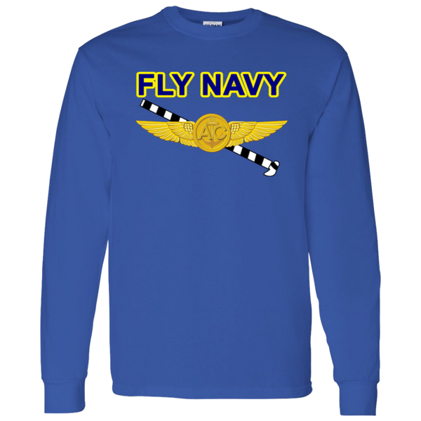 Fly Navy Tailhook 2 LS Cotton T-Shirt