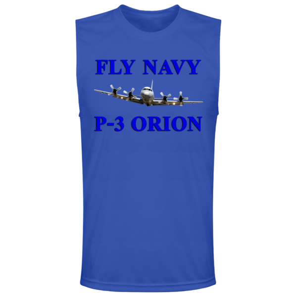 Fly Navy P-3 1 Team 365 Muscle T-Shirt