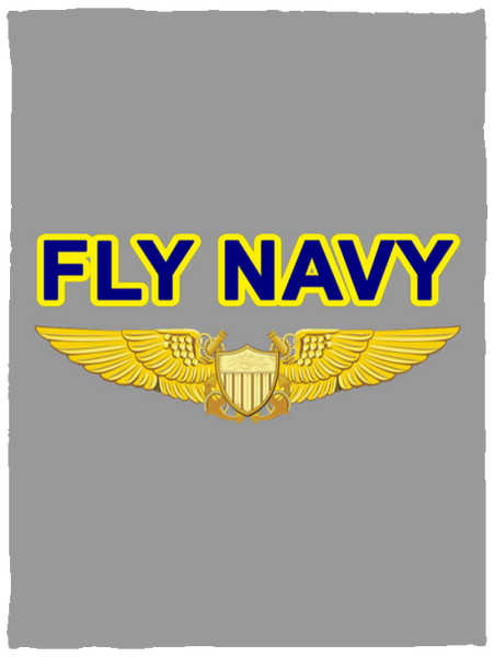 Fly Navy NFO Blanket - Cozy Plush Fleece 30x40