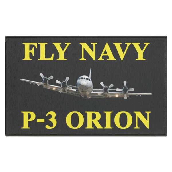 Fly Navy P-3 3 Indoor Doormat