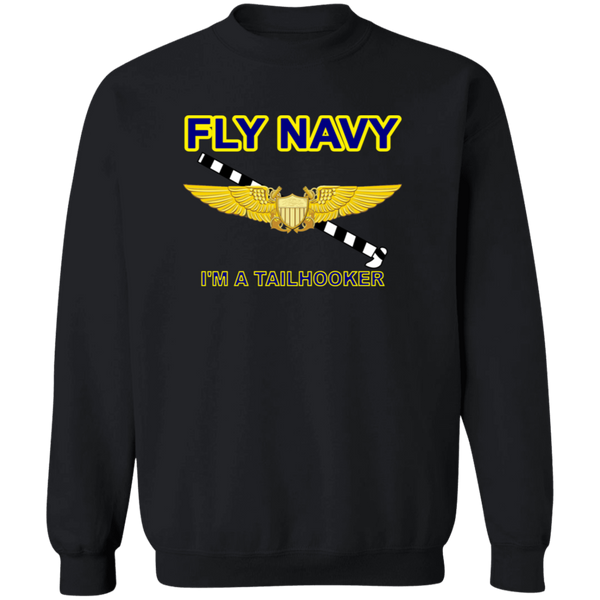 Fly Navy Tailhooker 3 Crewneck Pullover Sweatshirt