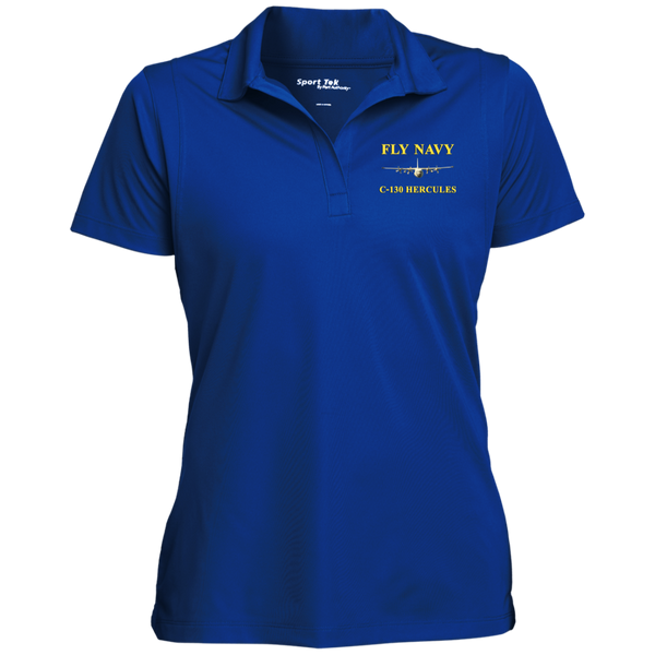 Fly Navy C-130 3 Ladies' Micropique Sport-Wick® Polo