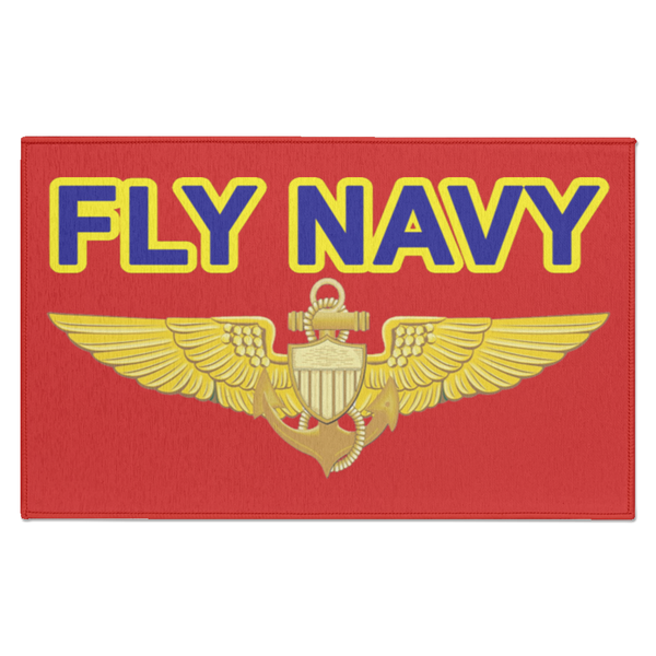 Fly Navy Aviator Indoor Doormat