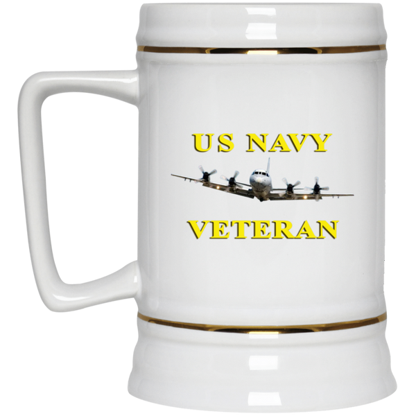 Navy Vet 2 Beer Stein - 22oz