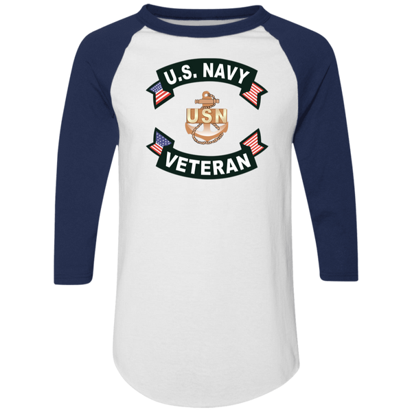 Navy Vet 1 Colorblock Raglan Jersey