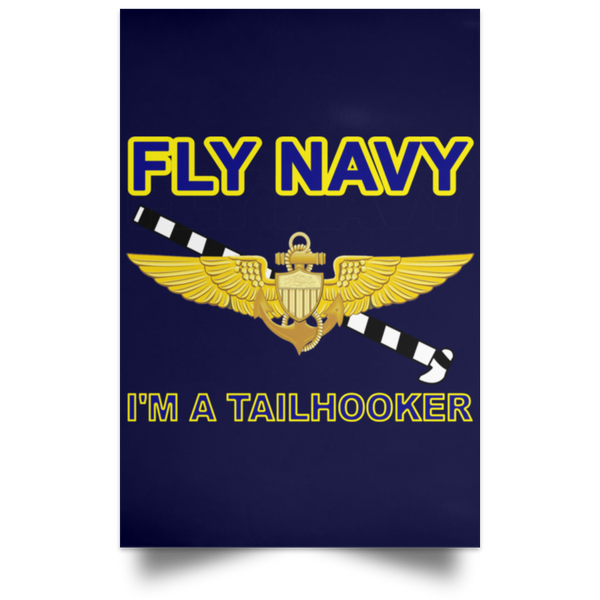 Fly Navy Tailhooker 1 Poster - Portrait