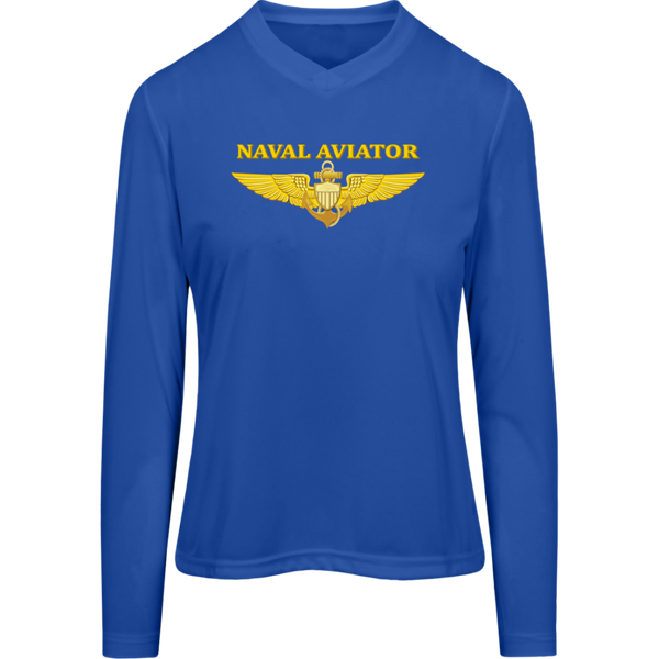 P-3C 2 Aviator Team 365 Ladies' Zone LS Tee