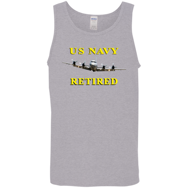 Navy Retired 1 Cotton Tank Top