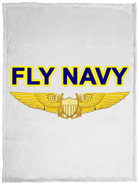 Fly Navy NFO Blanket - Cozy Plush Fleece 30x40