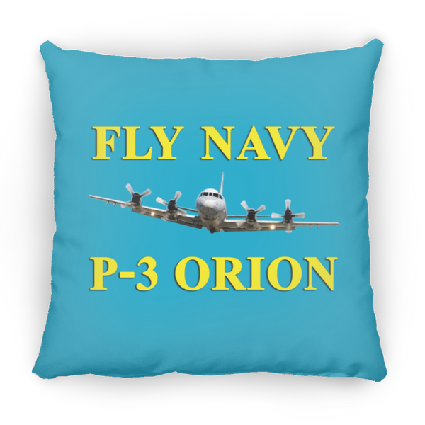 Fly Navy P-3 3 Pillow - Medium Square