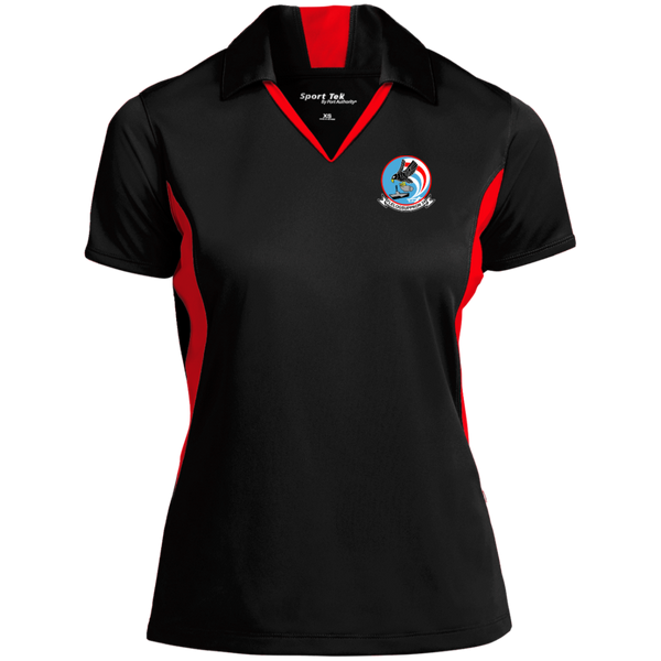 VR 24 2 Ladies' Colorblock Performance Polo