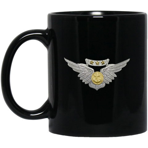 Combat Air 1 Black Mug - 11oz