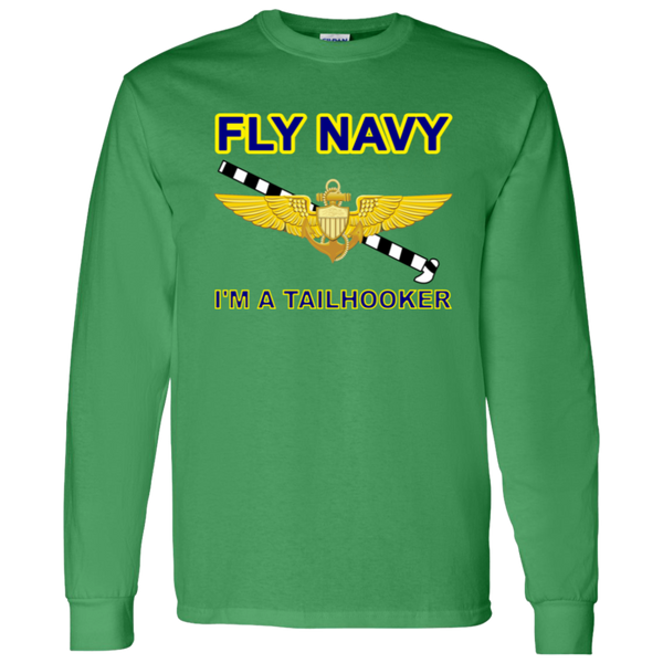 Fly Navy Tailhooker 1 LS Cotton T-Shirt