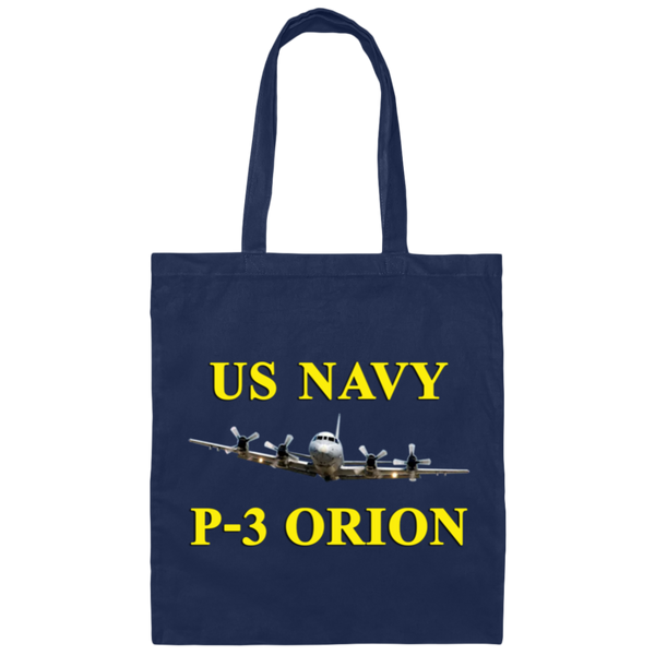 US Navy P-3 3 Canvas Tote Bag