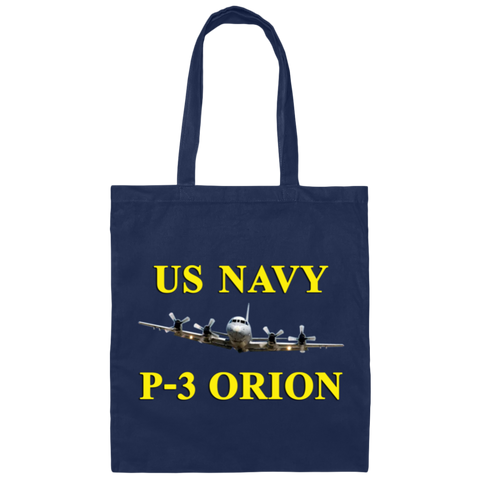 US Navy P-3 3 Canvas Tote Bag