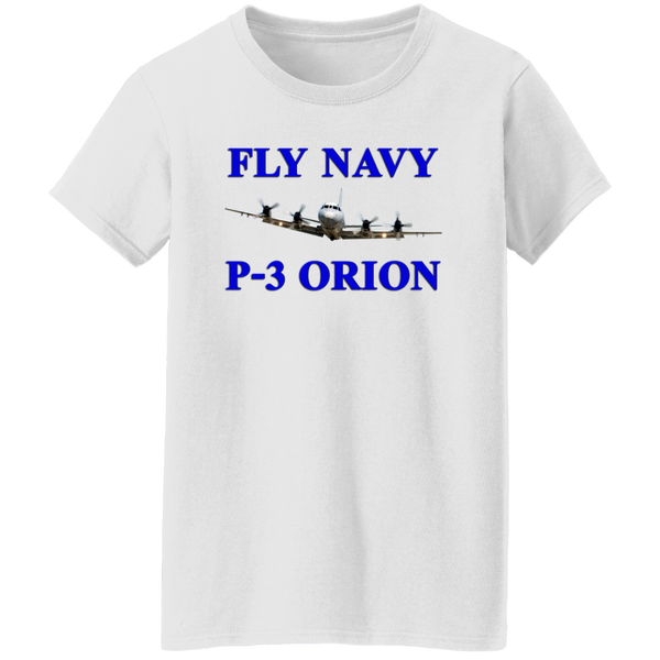 Fly Navy P-3 1 Ladies' T-Shirt