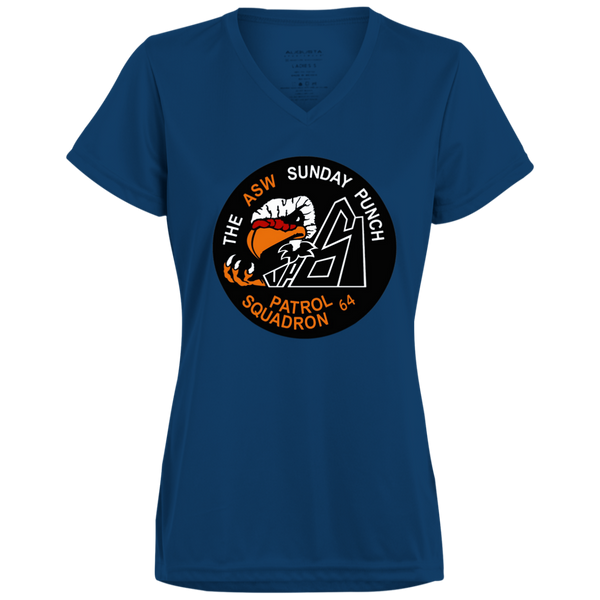 VP 64 1 Ladies’ Moisture-Wicking V-Neck Tee