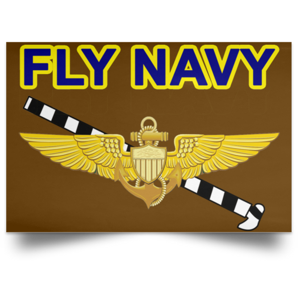 Fly Navy Tailhook 1 Poster - Landscape