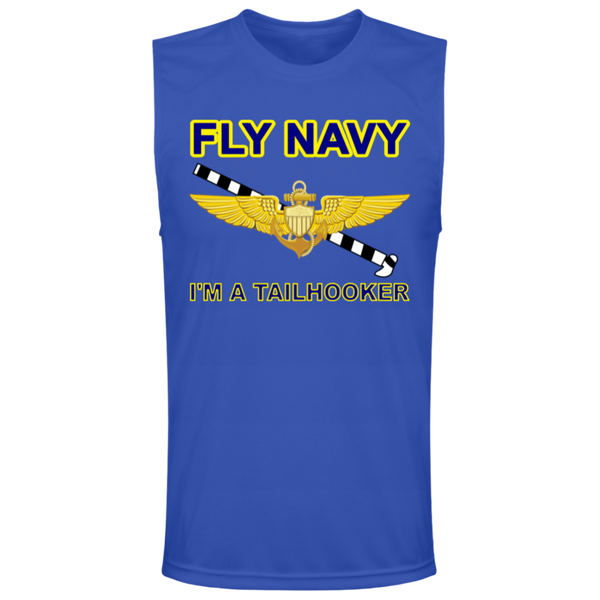 Fly Navy Tailhooker 1 Team 365 Muscle T-Shirt