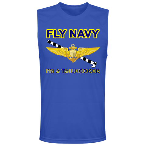 Fly Navy Tailhooker 1 Team 365 Muscle T-Shirt