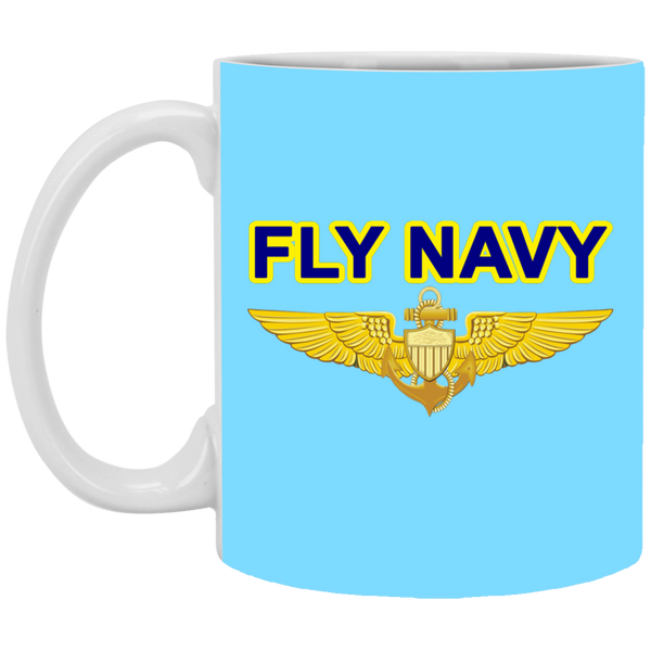 Fly Navy Aviator Mug - 11oz