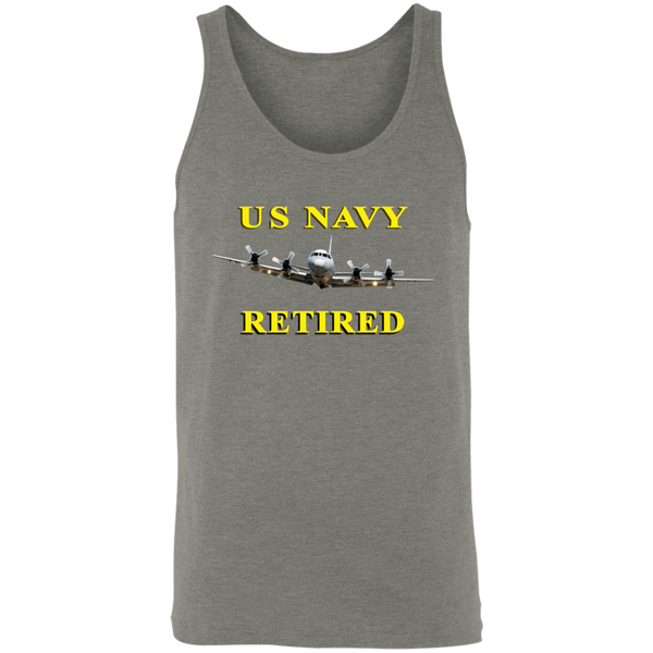 Navy Retired 1 Unisex Tank