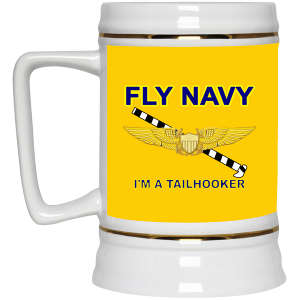 Fly Navy Tailhooker 3 Beer Stein - 22oz