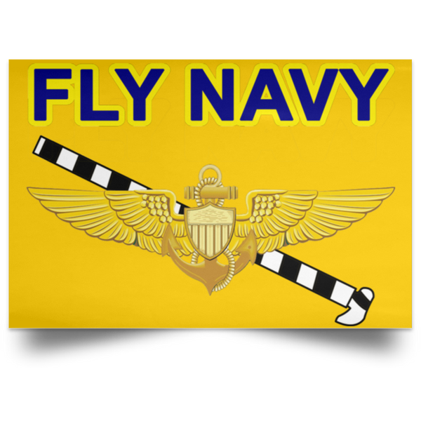 Fly Navy Tailhook 1 Poster - Landscape