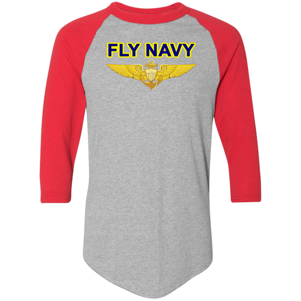 Fly Navy Aviator Colorblock Raglan Jersey