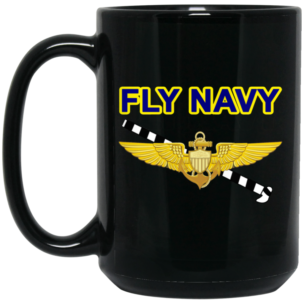 Fly Navy Tailhook 1 Black Mug - 15oz