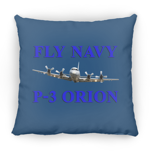 Fly Navy P-3 1 Pillow - Small Square