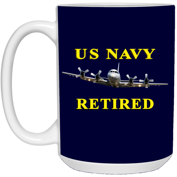 Navy Retired 1 Mug - 15oz