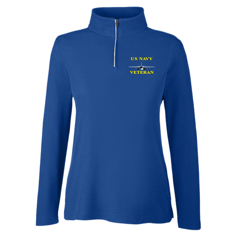 Navy Vet 3 Core 365 Ladies' Fusion Quarter Zip