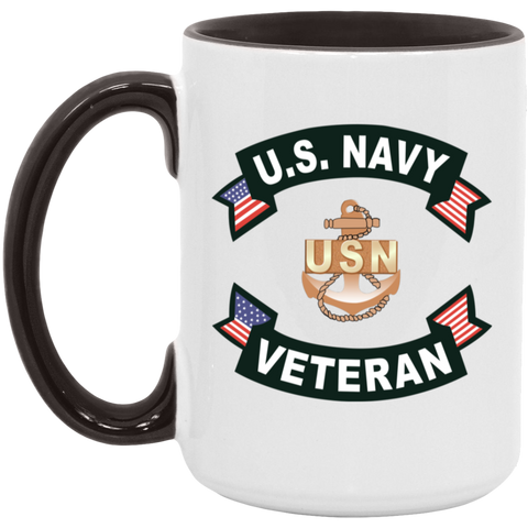 Navy Vet 1 Accent Mug - 15oz