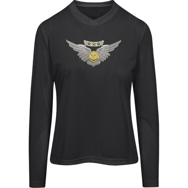 Combat Air 1 Team 365 Ladies' Zone LS Tee