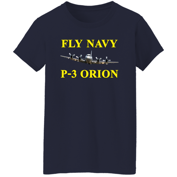 Fly Navy P-3 3 Ladies' T-Shirt