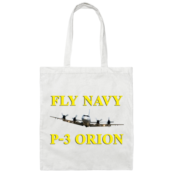 Fly Navy P-3 3 Canvas Tote Bag