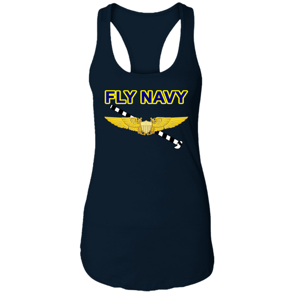 Fly Navy Tailhook 3 Ladies' Ideal Racerback Tank