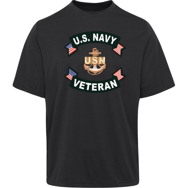 Navy Vet 1 Team 365 Heather T-Shirt