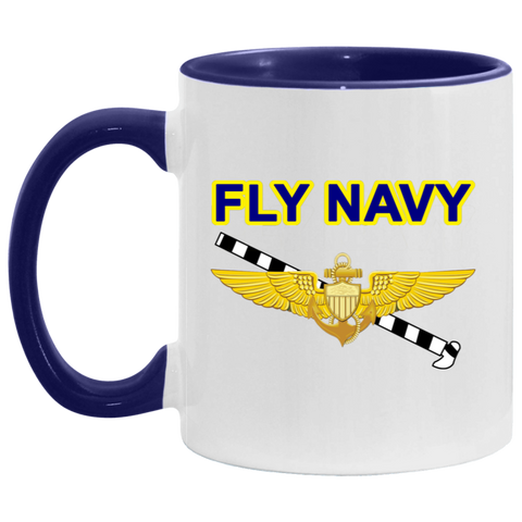 Fly Navy Tailhook 1 Accent Mug - 11oz