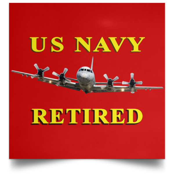 Navy Retired 1 Poster - Square