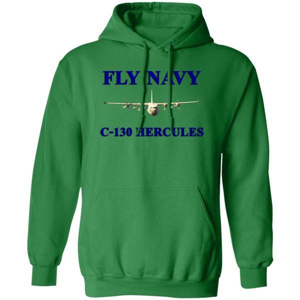 Fly Navy C-130 1 Pullover Hoodie