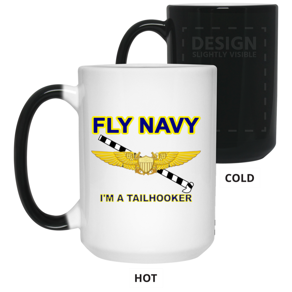 Fly Navy Tailhooker 3 Color Changing Mug - 15oz