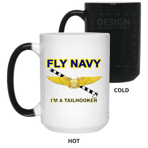 Fly Navy Tailhooker 3 Color Changing Mug - 15oz