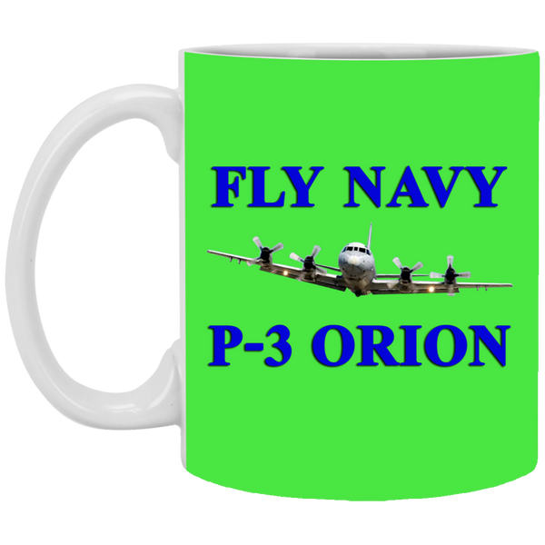 Fly Navy P-3 1 Mug - 11oz