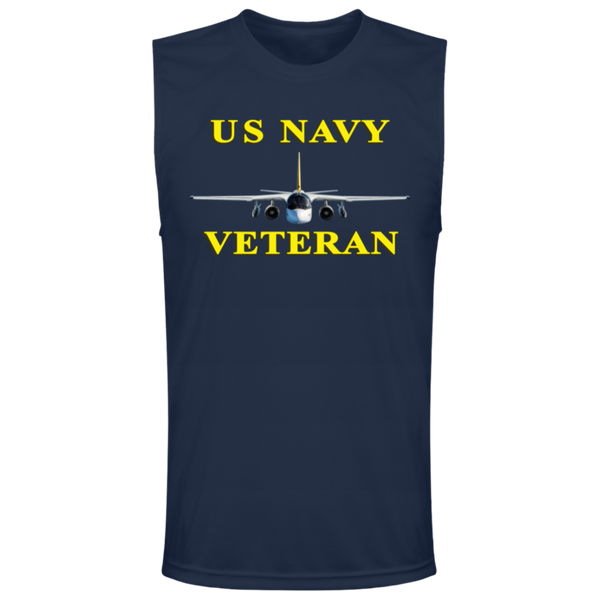 Navy Vet 3 Team 365 Muscle T-Shirt