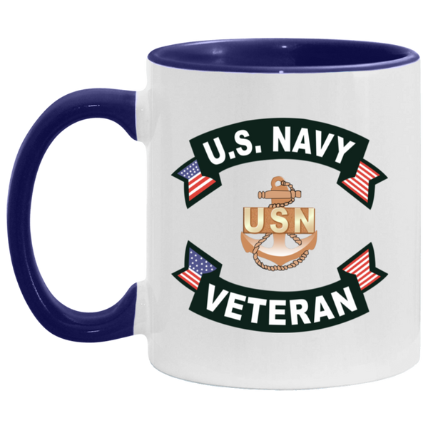 Navy Vet 1 Accent Mug - 11oz