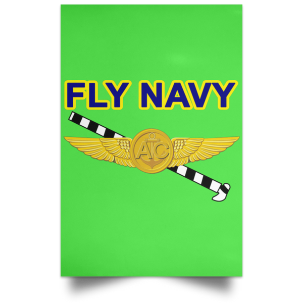 Fly Navy Tailhook 2 Poster - Portrait